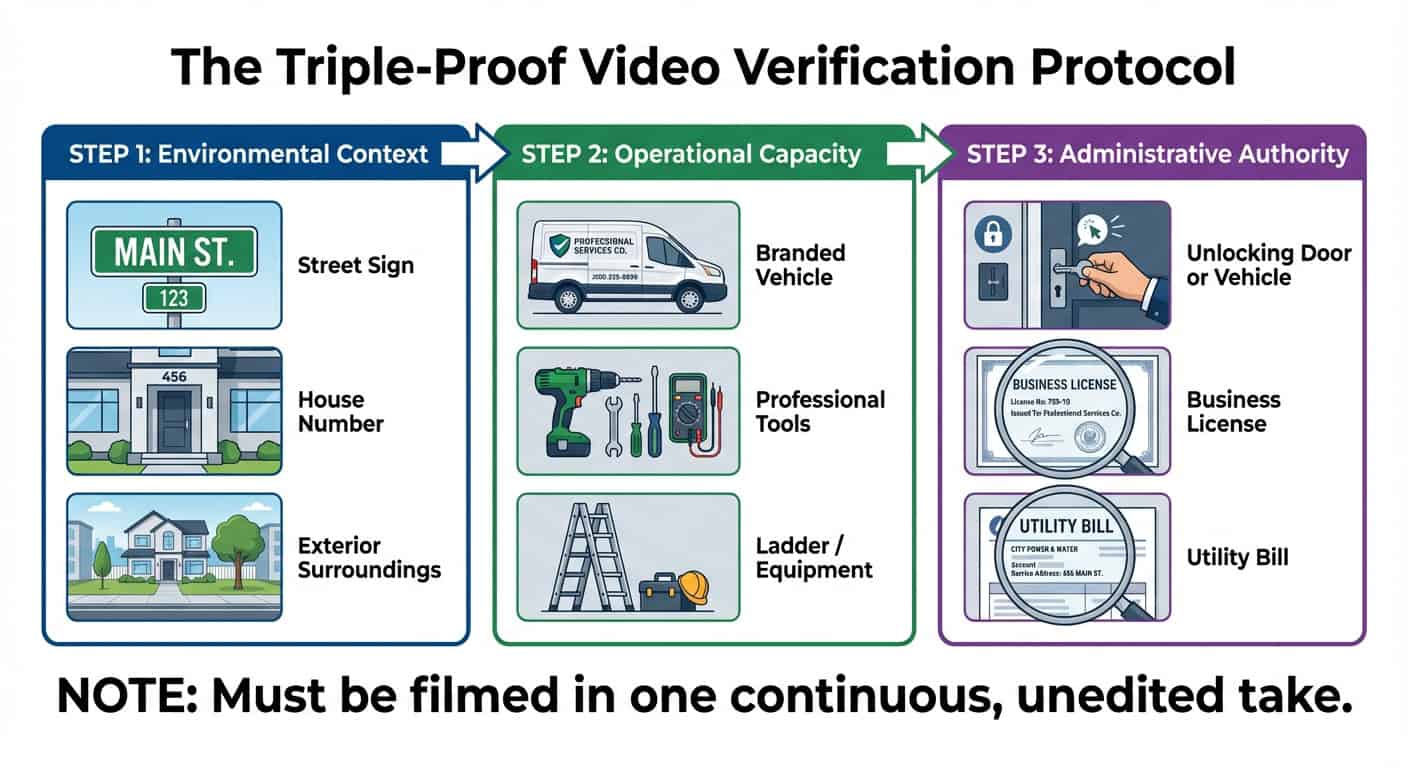 The Triple-Proof Video Verification Protocol